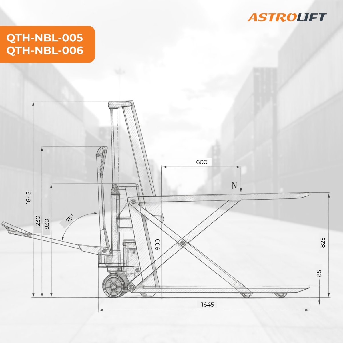 Buy Highlift Pallet Trucks (Stainless Steel) in Pallet Trucks  from Astrolift NZ